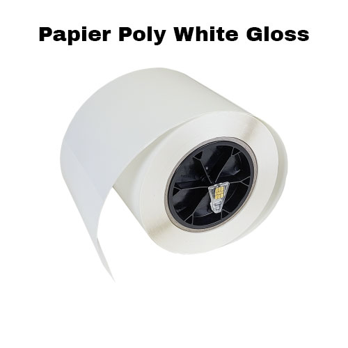 Papier Poly White Gloss pour LX610e