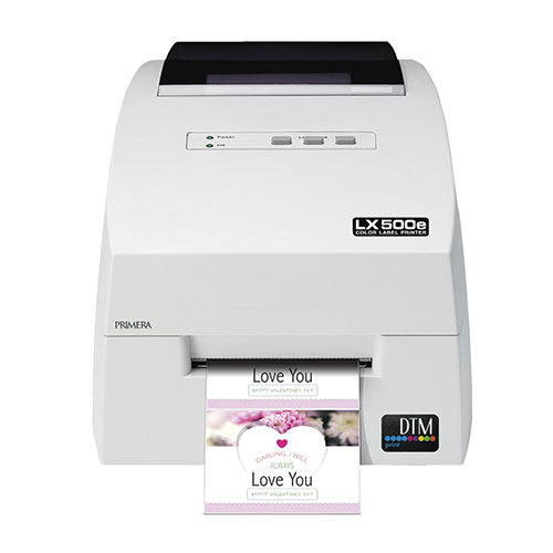 Imprimante d'étiquettes LX500e vue de face
