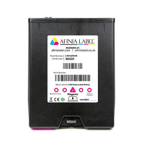 Cartouche d'encre Magenta pour imprimante d'étiquettes Afinia L701